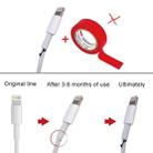 2 PCS Anti-break USB Charge Cable Winder Protective Case Protection Sleeve(White) - 3