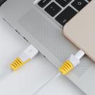 2 PCS Anti-break USB Charge Cable Winder Protective Case Protection Sleeve(Yellow) - 1