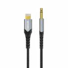 WIWU YP02 3.5mm to 8 Pin AUX Stereo Audio Cable, Length: 1.5m - 1