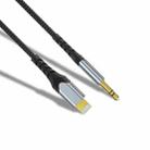WIWU YP02 3.5mm to 8 Pin AUX Stereo Audio Cable, Length: 1.5m - 2