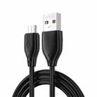 WIWU Wi-C001 Pioneer Series USB to Micro USB 2.4A Charging Data Cable(Black) - 1