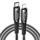 USAMS US-SJ496 8 Pin to Type-C 20W Raydan Series PD Fast Charging Data Cable, Cable Length: 1.2m - 1