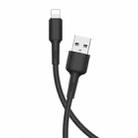 Yesido CA42 2.4A USB to 8 Pin Charging Cable, Length: 1m (Black) - 1