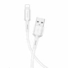 Yesido CA42 2.4A USB to 8 Pin Charging Cable, Length: 1m (White) - 1