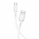 Yesido CA42 2.4A USB to Micro USB Charging Cable, Length: 1m(White) - 1