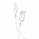 Yesido CA42 2.4A USB to USB-C / Type-C Charging Cable, Length: 1m(White) - 1