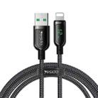 Yesido CA84 2.4A 12W USB to 8 Pin Digital Display Fast Charging Cable, Length: 1.2m - 1