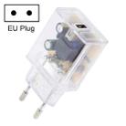 2A USB Transparent Charger, Specification: EU Plug - 1