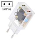 2A Dual USB Transparent Charger, specification: EU Plug - 1