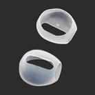 1 Pair Wireless Bluetooth Earphone Silicone Ear Caps Earpads for Apple AirPods(Transparent) - 1