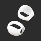 1 Pair Wireless Bluetooth Earphone Silicone Ear Caps Earpads for Apple AirPods(White) - 1