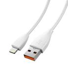IVON CA87 USB to 8 Pin TPE Fast Charge Data Cable, Cable Length: 1m(White) - 1