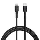 Original Xiaomi Youpin ZMI AL873K PD 20W USB-C / Type-C to 8 Pin MFI Certification Braided Data Cable, Cable Length: 1m(Black) - 1