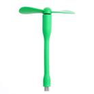 USB-C / Type-C Bendable Mini Strong Wind Long Handle Small Fan, For Galaxy S8,Huawei P10 Plus / P9 and Other Type-C Socket phones(Green) - 2