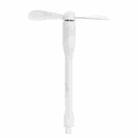 USB-C / Type-C Bendable Mini Strong Wind Long Handle Small Fan(White) - 2