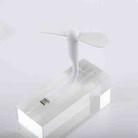 USB-C / Type-C Bendable Mini Strong Wind Long Handle Small Fan(White) - 3