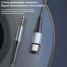 awei CL-116T Type-C / USB-C to 3.5mm Hi-Fi Audio Cable (Black Grey) - 2