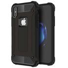 For iPhone X / XS Magic Armor TPU + PC Combination Case(Black) - 1