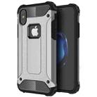 For iPhone X / XS Magic Armor TPU + PC Combination Case(Grey) - 1