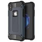 For iPhone X / XS Magic Armor TPU + PC Combination Case(navy) - 1