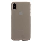 For iPhone X / XS PP Protective Back Cover Case  (Grey) - 1