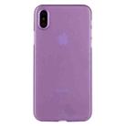 For iPhone X / XS PP Protective Back Cover Case  (Purple) - 1