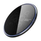 KUULAA KL-CD14 15W Round Shape Ultra-thin Wireless Charger (Black) - 2