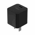 Original Xiaomi Youpin MIIIW ZQ20CN-C 20W USB-C / Type-C PD Port Travel Charger, CN Plug(Black) - 1