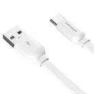 ROCK S5 3A USB-C / Type-C Charging + Data Synchronization TPE Flat Shape Data Cable, Cable Length: 1m (White) - 1