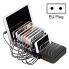 WLX-815 100W 15 Ports USB Fast Charging Dock Smart Charger with Phone & Tablet Holder, EU Plug - 1