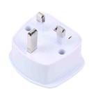 250V UK Plug to EU Plug US Plug Power Conversion Plug Converter (White) - 3
