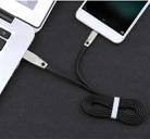 AWEI CL-96 USB to Micro USB Portable TPE + Aluminum Alloy Data Cable, 2A, Length: 1m(Black) - 2
