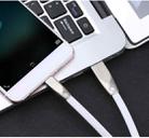 AWEI CL-96 USB to Micro USB Portable TPE + Aluminum Alloy Data Cable, 2A, Length: 1m(White) - 2