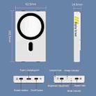 YELANGU TP01 Mobile Phone Selfie Wireless Same Screen Player Smartphone Magnetic Rear Selfie Monitor Screen (White) - 3