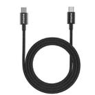 MOMAX DC30 1.5m USB-C / Type-C to USB-C / Type-C 60W Braided Data Sync Charge Cable (Black) - 1