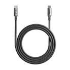 MOMAX DC31 1m USB3.2 USB-C / Type-C to USB-C / Type-C 100W Braided Data Sync Charge Cable (Black) - 1