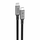 MOMAX DC39 1m USB4.0 USB-C / Type-C to USB-C / Type-C 240W Braided Data Sync Charge Cable - 1