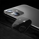 For iPhone 11 Titanium Alloy Camera Lens Protector Tempered Glass Film  (Black) - 1