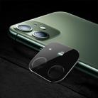 For iPhone 11 Titanium Alloy Camera Lens Protector Tempered Glass Film  (Silver) - 1