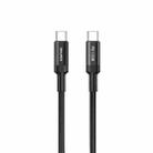 awei CL-117T 1m 5A Type-C to Type-C Fast Charging Cable - 1