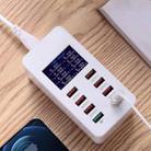 A8 50W 8 Ports USB + QC3.0 Smart Charging Station with Digital Display AC100-240V, AU Plug - 1