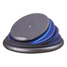S18 Multi-function 10W Max Qi Standard Wireless Charger Phone Holder with Colorful Atmosphere Light(Grey) - 2