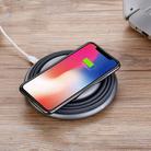 S18 Multi-function 10W Max Qi Standard Wireless Charger Phone Holder with Colorful Atmosphere Light(Grey) - 4
