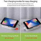 S20 10W Max Qi Standard Wireless Charger Phone Holder with Atmosphere Light & Power Bank Function(Grey) - 5