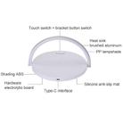 S21 Multi-function 10W Max Qi Standard Wireless Charger Phone Holder Table Lamp 3 in 1(White) - 5