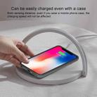 S21 Multi-function 10W Max Qi Standard Wireless Charger Phone Holder Table Lamp 3 in 1 (Wood) - 6