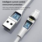 1m 3A Max USB to 8 Pin + USB-C / Type-C + Micro USB 540 Degree Rotating Magnetic Charging Cable (White) - 13