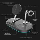 S20 4 in 1 15W Multifunctional Magnetic Wireless Charger with Night Light & Holder for Mobile Phones / AirPods(Black) - 2