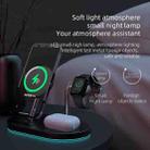 S20 4 in 1 15W Multifunctional Magnetic Wireless Charger with Night Light & Holder for Mobile Phones / AirPods(Black) - 3