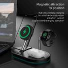 S20 4 in 1 15W Multifunctional Magnetic Wireless Charger with Night Light & Holder for Mobile Phones / AirPods(Black) - 5